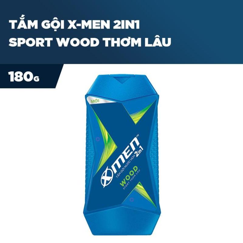 X Men - Tắm Gội Nước Hoa X-Men 2in1 Wood 180g - Giá Sỉ