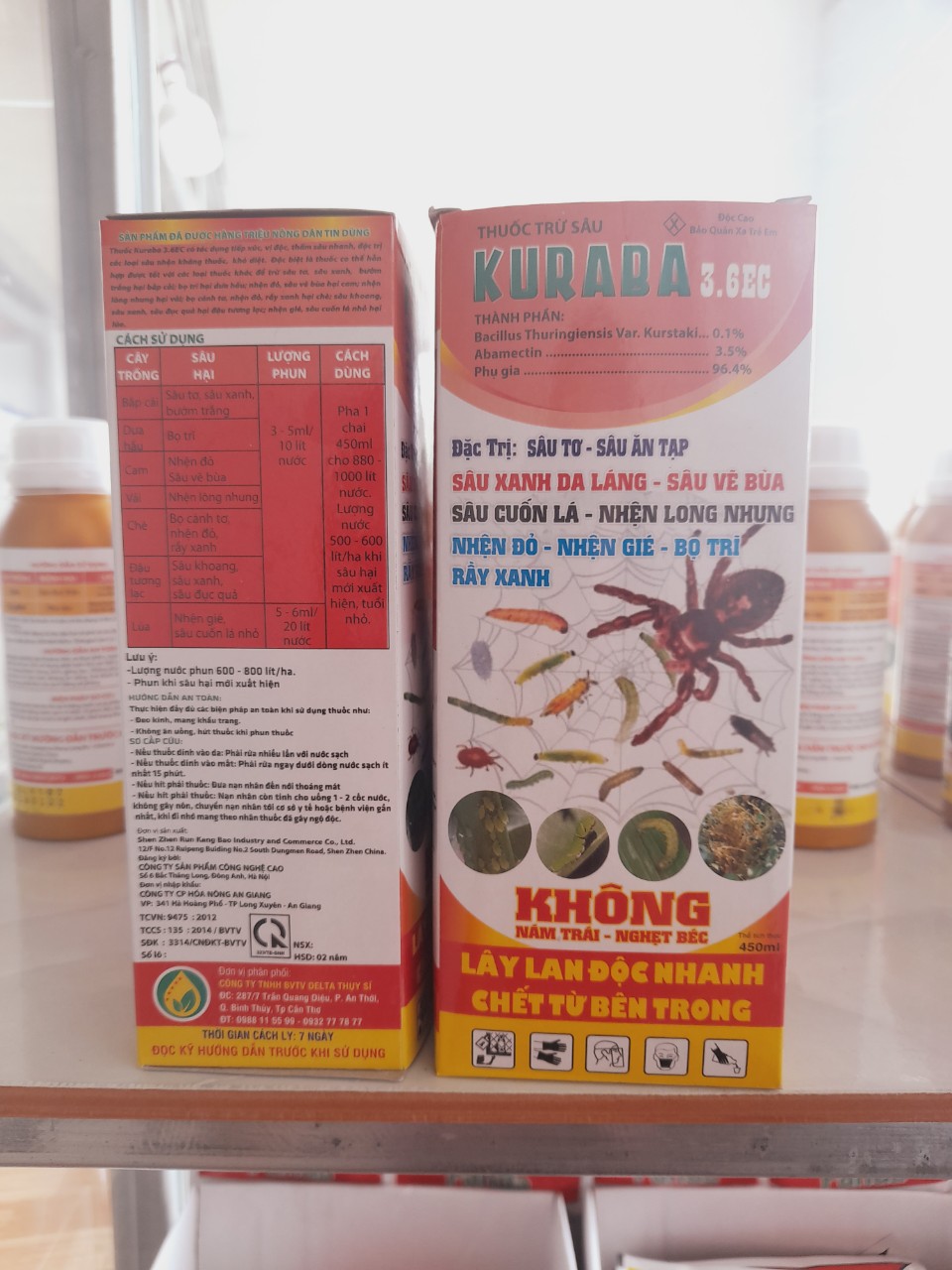 [Chính hãng] [Ảnh thật] [Rẻ vô địch] [Có sẵn] Thuốc trừ sâu sinh học  Kuraba 3.6EC