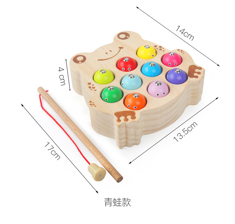 Câu cá khay hình ếch - Đồ chơi thông minh cho bé