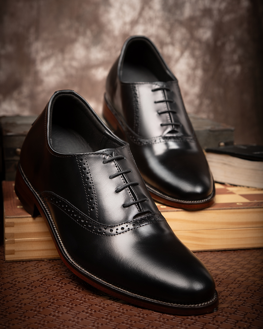 [6cm] men's T & Tra s1025 black leather sole shoes freeshippingmax