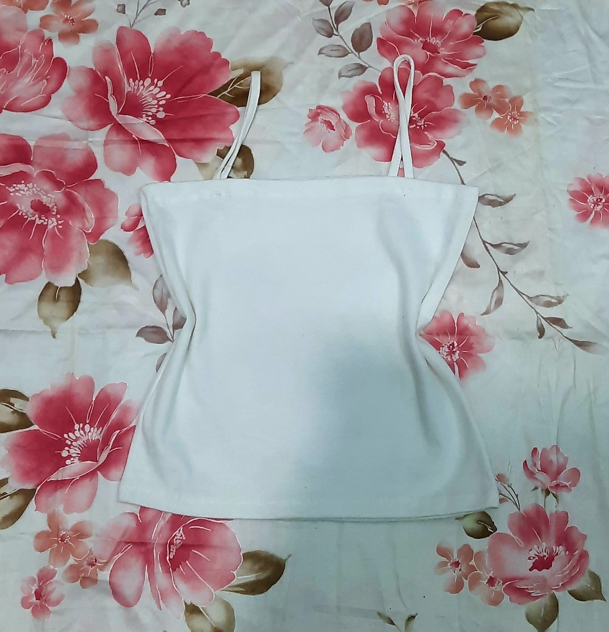 Áo 2 dây ngang croptop nữ - áo crotop nữ