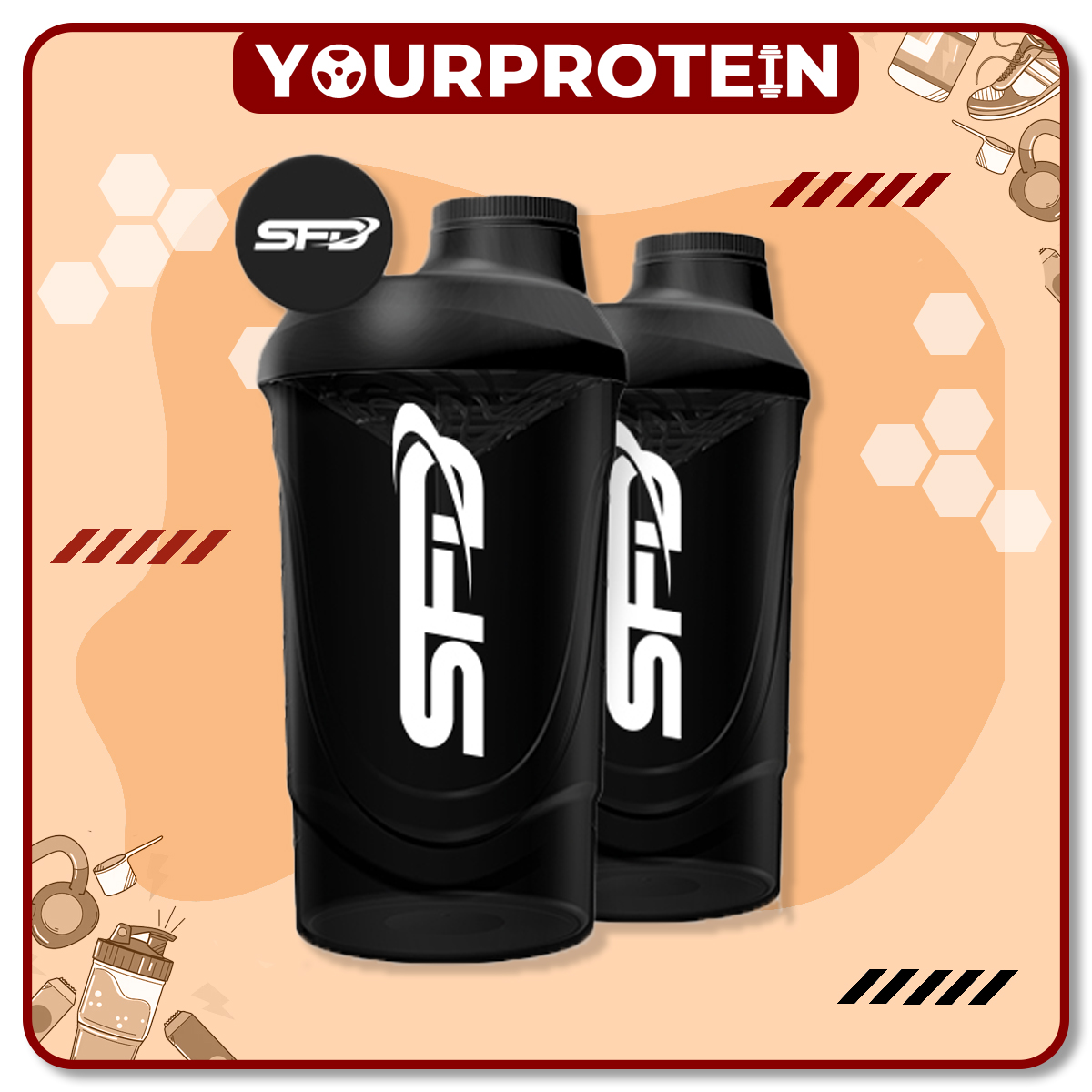 SHAKER - bình lắc chính hãng của SFD - 600ml