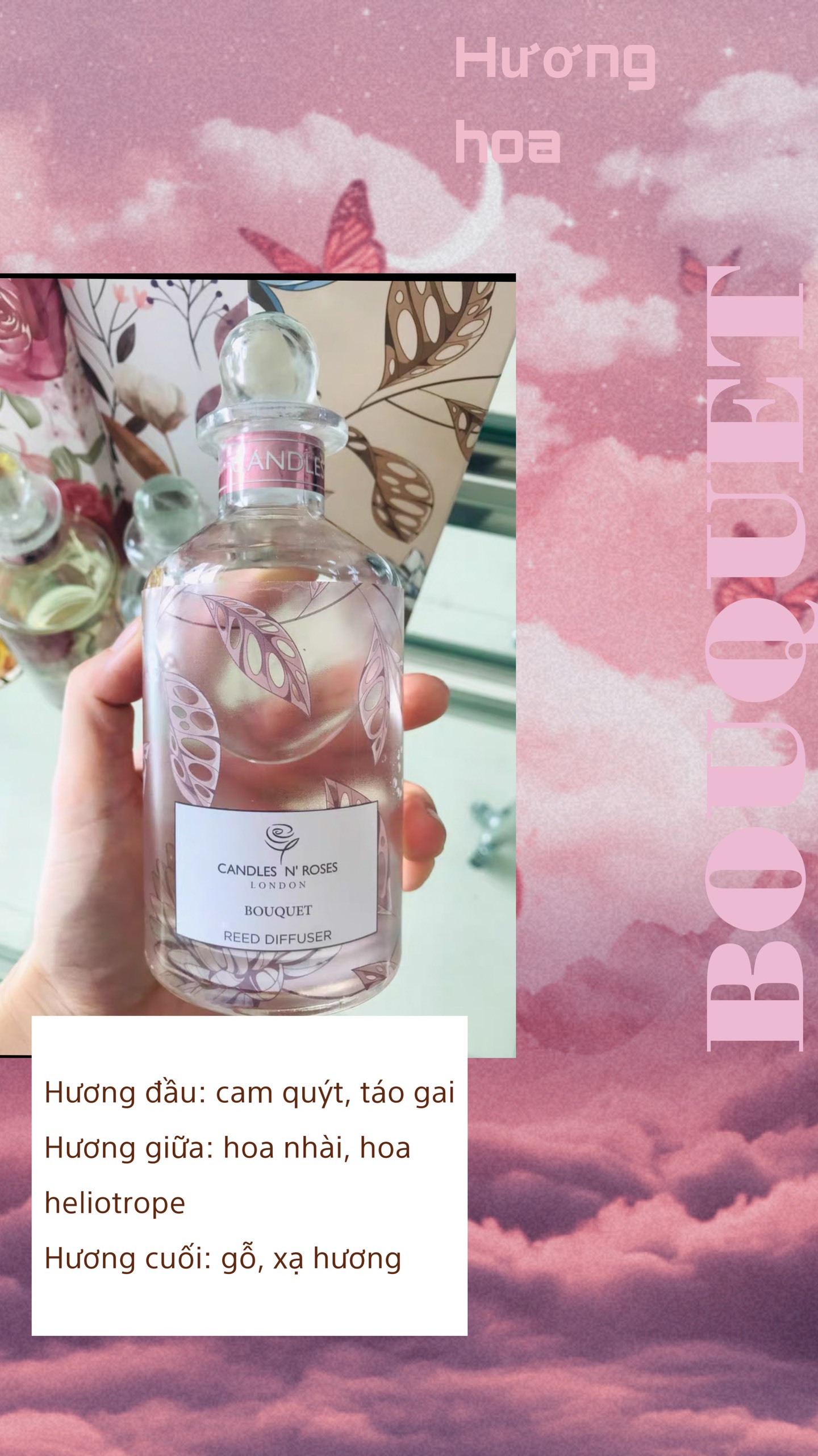 Tinh dầu tỏa hương dạng que Reed Diffuser