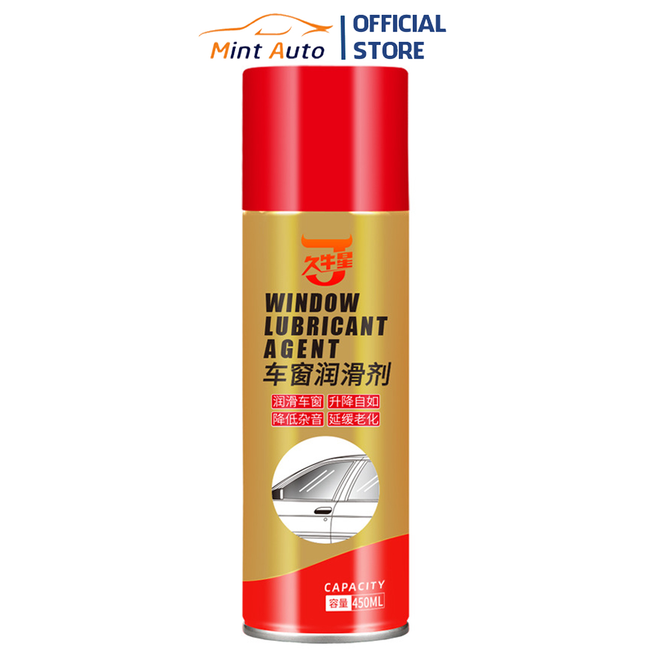 450ml car, truck, motorcycle, rubber seal maintenance touch screen window seal cleaning liquid bottle