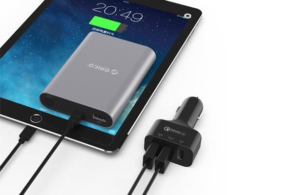 Sạc Xe Hơi Orico UCH-Q3 3 Cổng USB