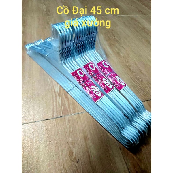 30 móc nhôm cồ phơi quần áo người lớn quần jean và quần kaki cho nam