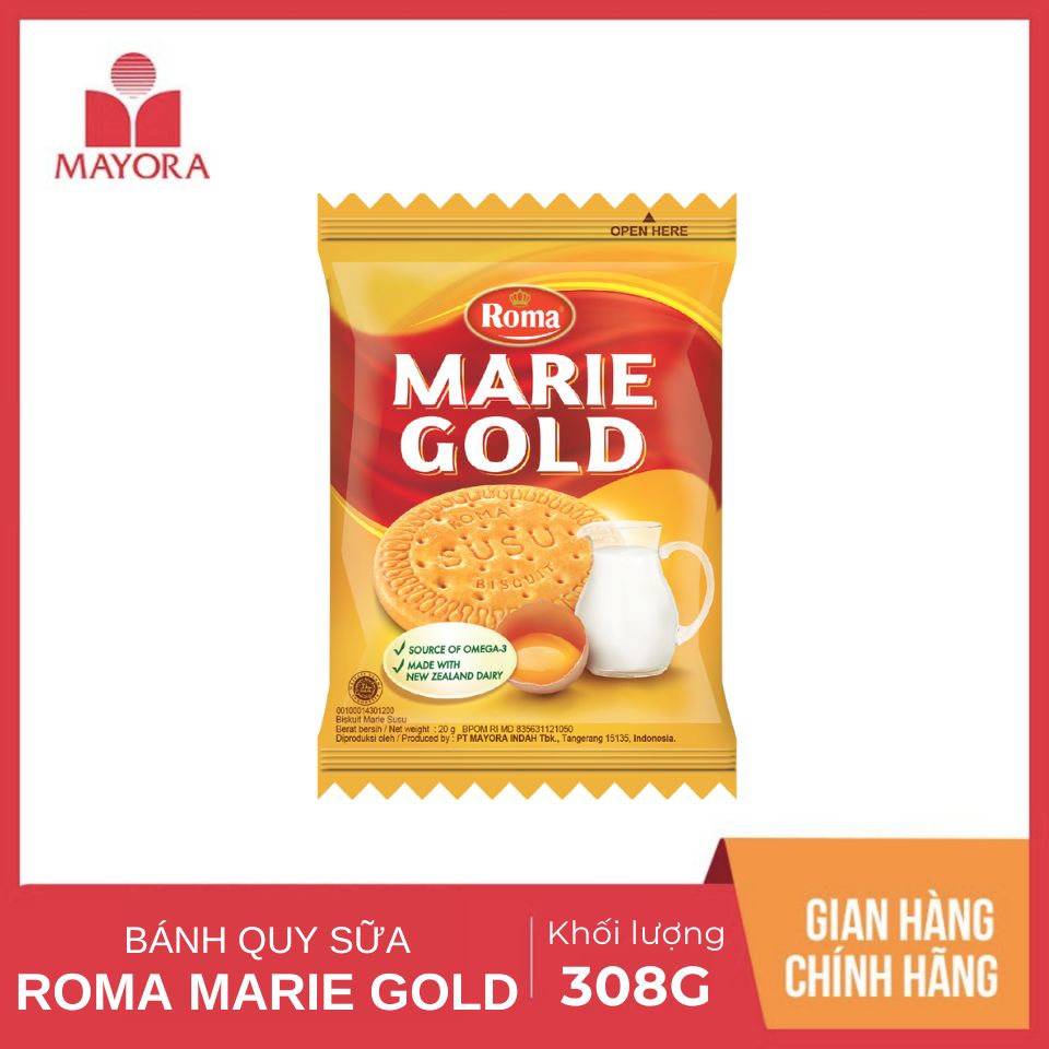 BÁNH QUY SỮA MARIE GOLD 308G