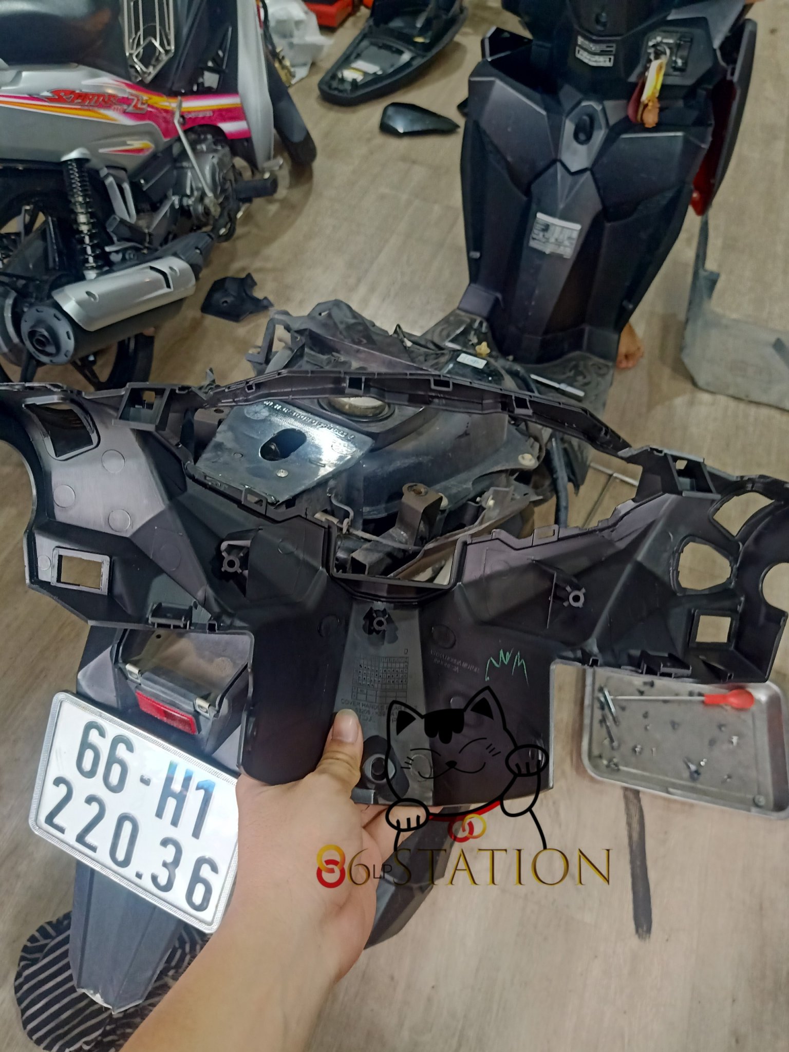 nhám bợ cổ vario click 2015 - 2017