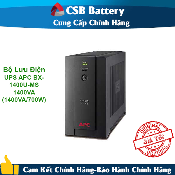 Bộ Lưu Điện UPS APC BX1400U-MS 1400VA (1400VA/700W)