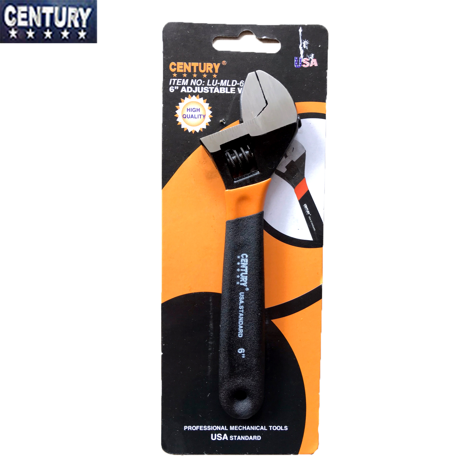 Mỏ lết 6 inch cán bọc cao su CENTURY
