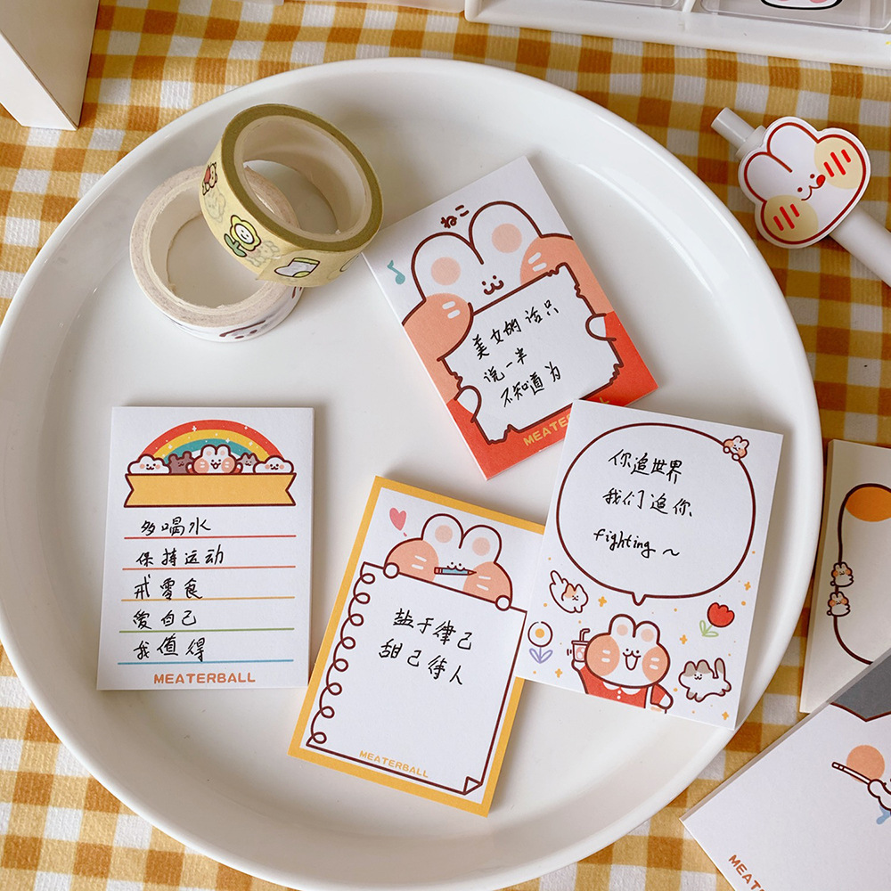 [HCM][Có sẵn] Giấy note (sticky note) hoạt hình dễ thương
