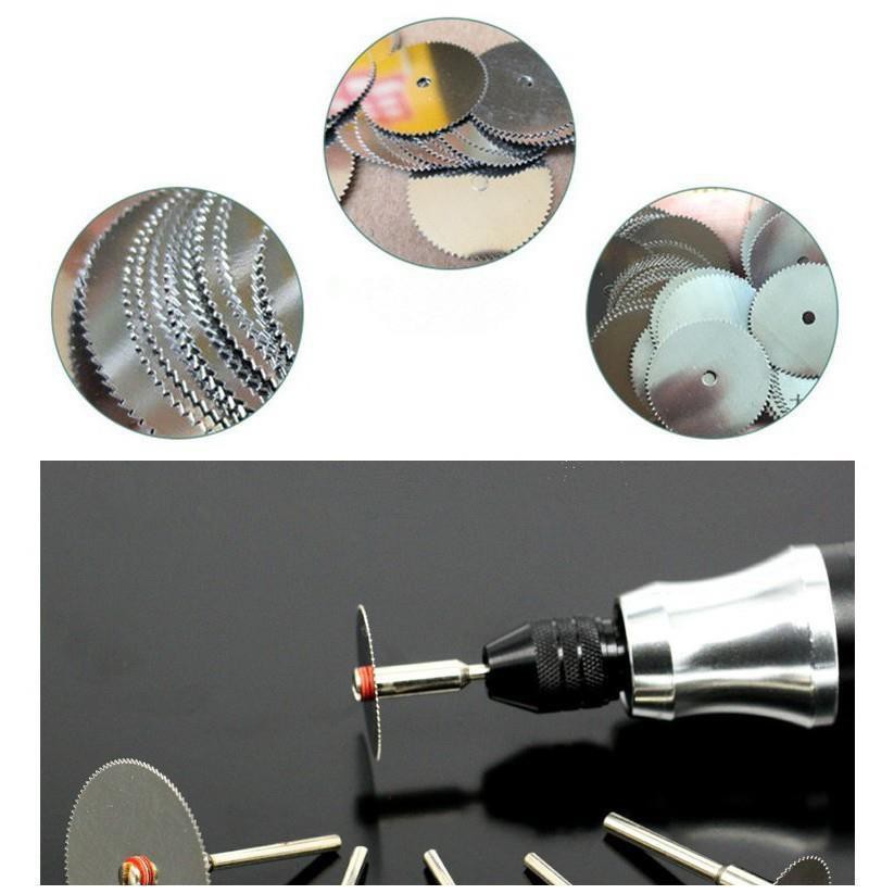 Bộ 15 Lưỡi cắt răng cưa 25mm ( cán 5pcs, Lưỡi cắt răng cưa 10pcs )