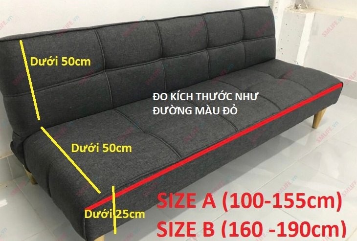 [Mã LIFE15S30K giảm 10% đơn 99K] Drap bọc ghế sofa bed