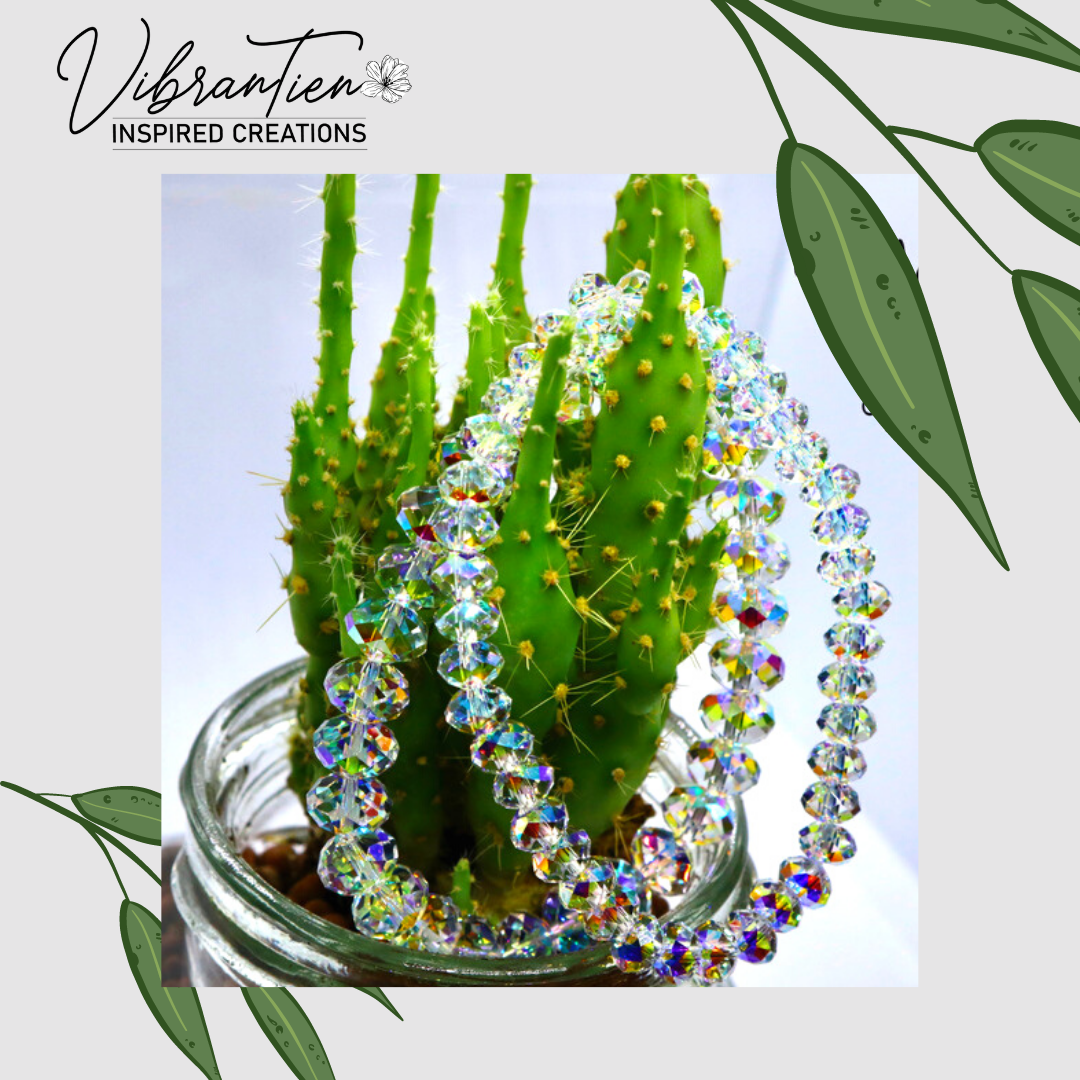 Pha lê Swarovski bánh cam 4mm/6mm/8mm (1viên)