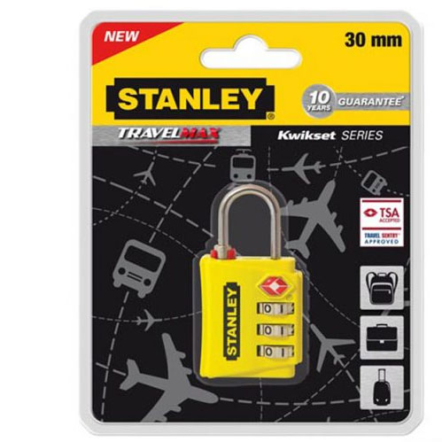 Ổ khóa số Stanley S742-056 30mm 3 Digit Zinc Security Indicator.