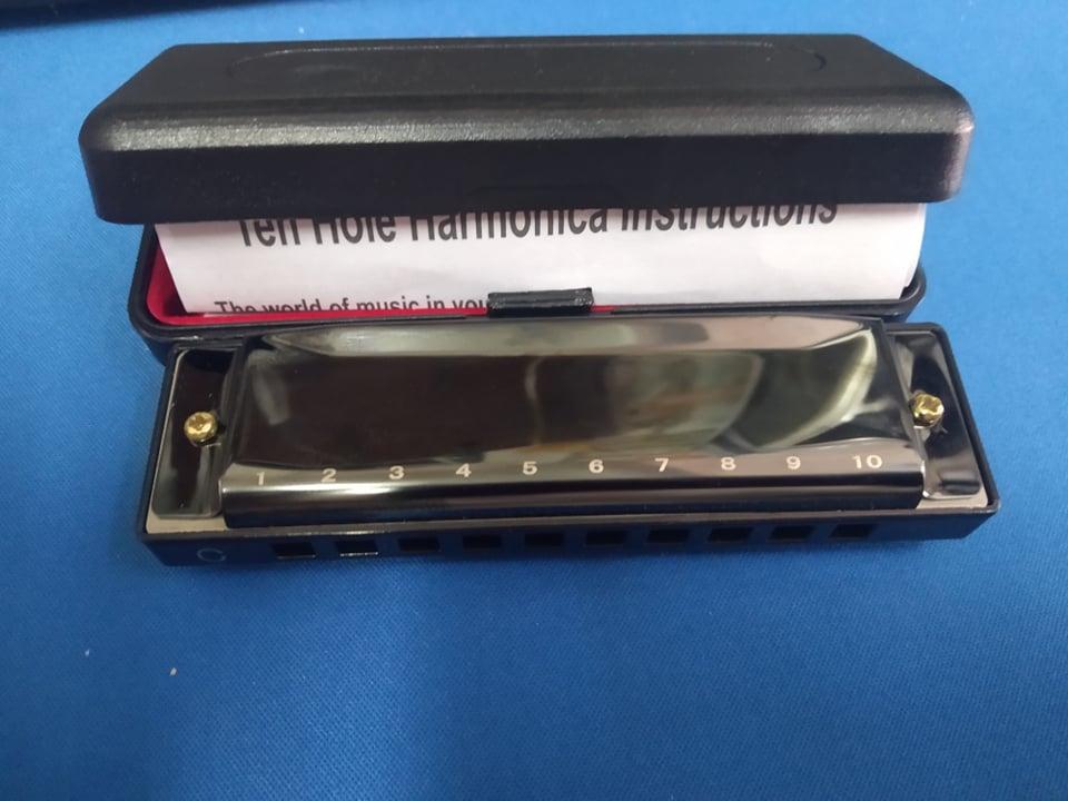 Kèn harmonica diatonic 10 lỗ - Tone C cao cấp