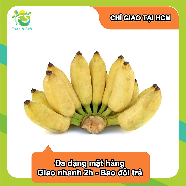 [Chỉ Giao HCM] Chuối Sứ -  Nải 1.2kg