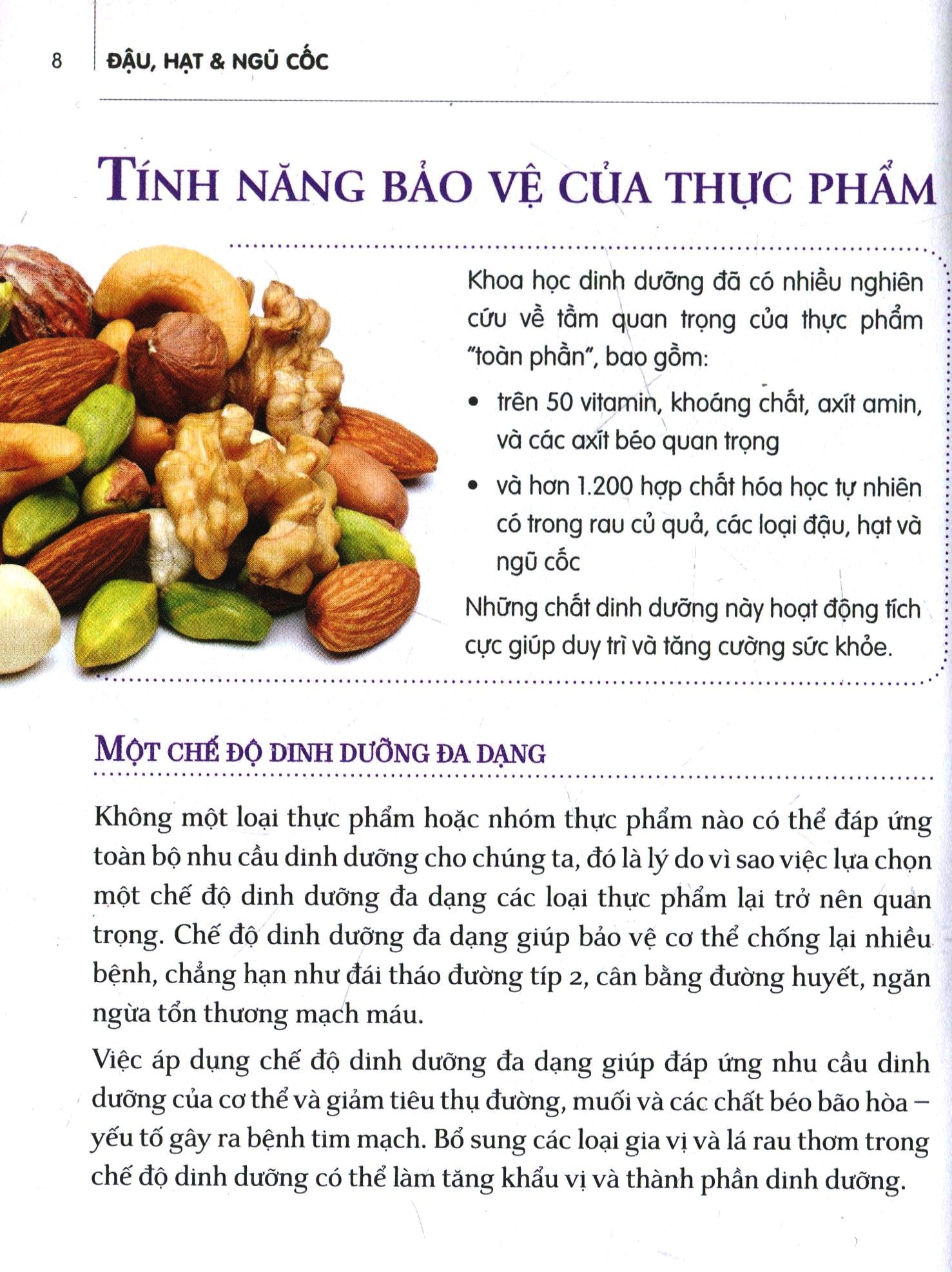 Sách - Dinh Dưỡng Chữa Bệnh - Đậu, Hạt & Ngũ Cốc