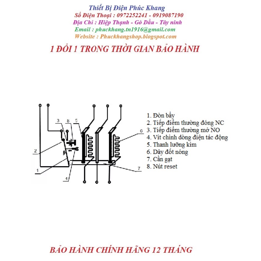 [Freeship] Rơ le nhiệt 28-40A - MT32 28-40A
