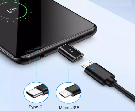 [HCM]Jack chuyển Micro USB sang USB Type C