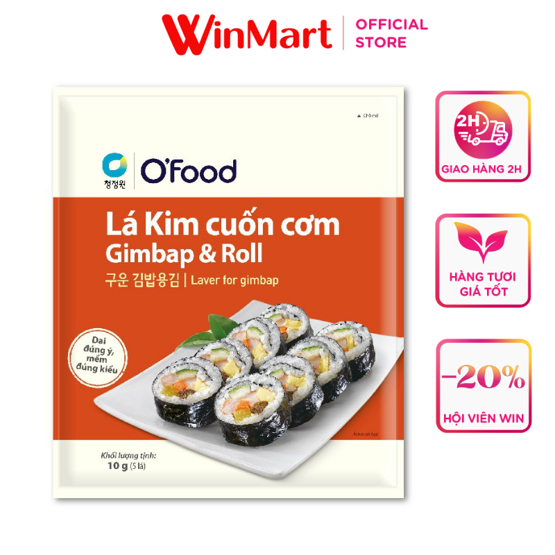 [Siêu thị WinMart] - Lá kim cuộn cơm Miwon gói 10g