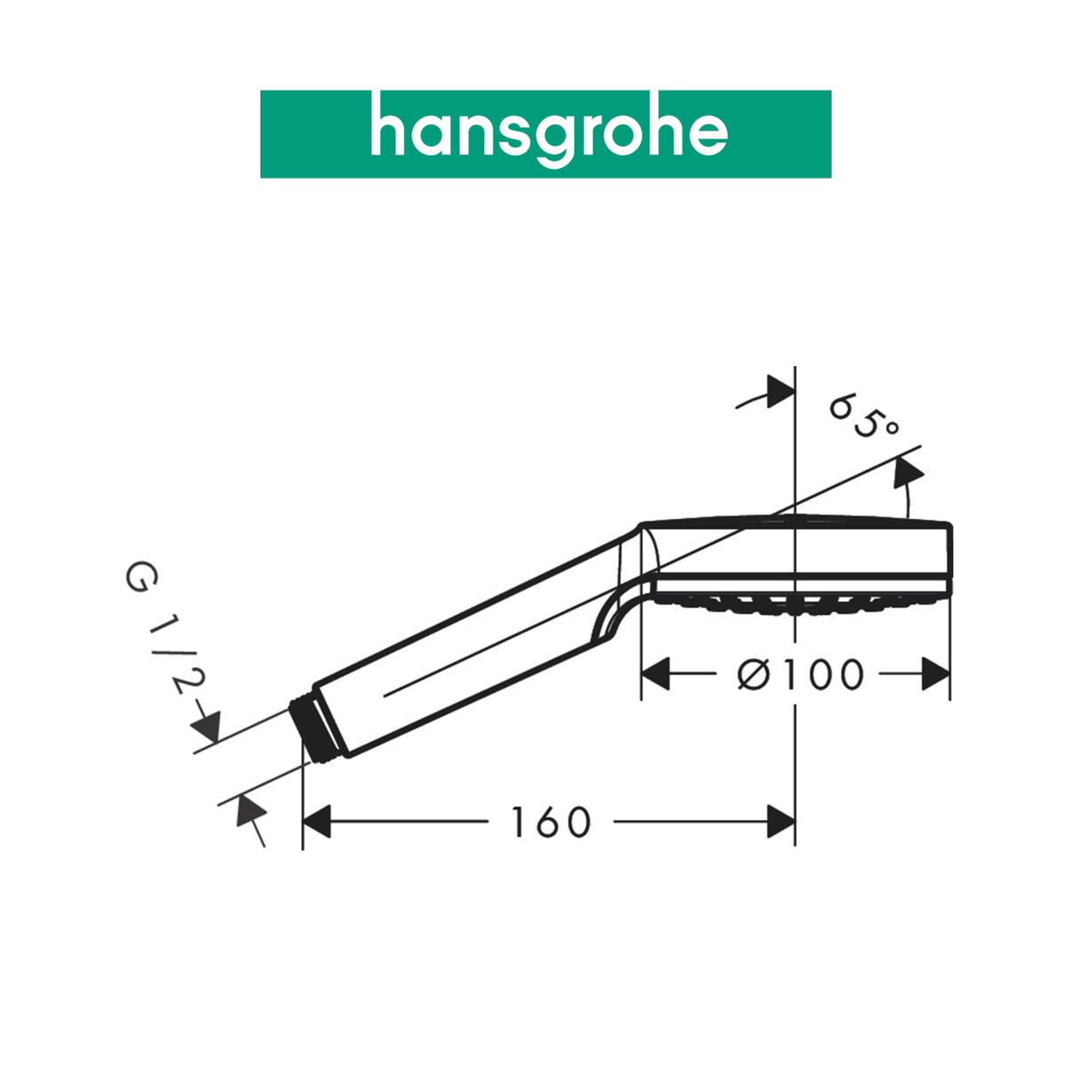 Tay sen HANSGROHE Crometta 100 1jet 26331