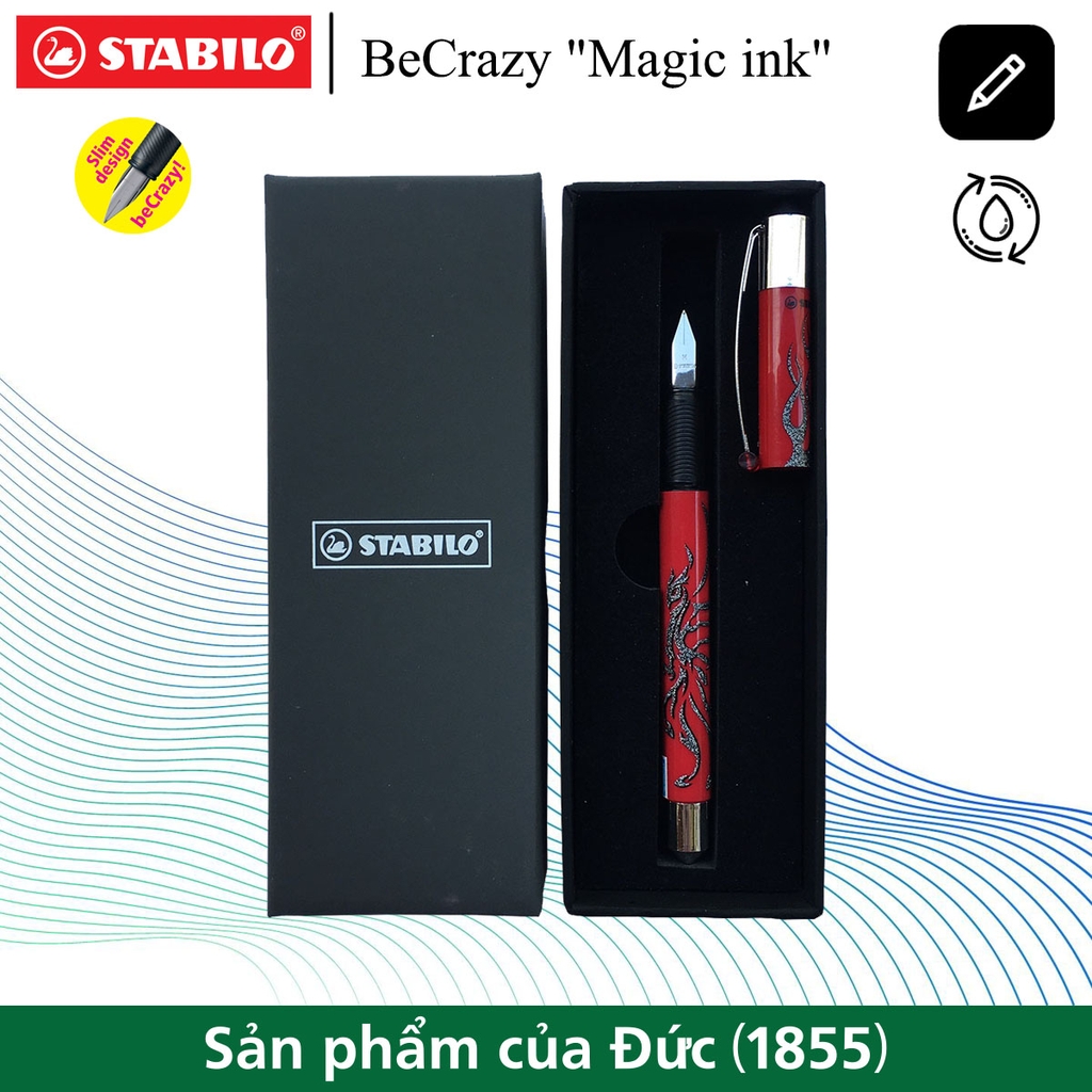 Bút máy STABILO BeCrazy & Be Fab "Magic ink" (FP)