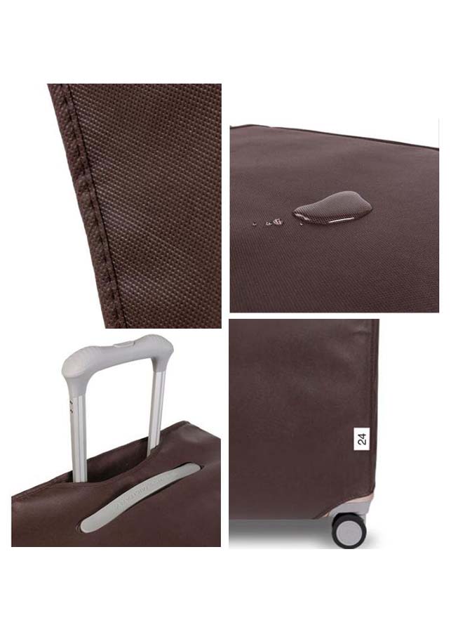 Vải Bọc trùm Vali Size 20-24-28 inch (nâu hồngxanhđen)
