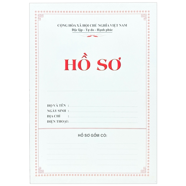 Bộ hồ sơ cao cấp 02