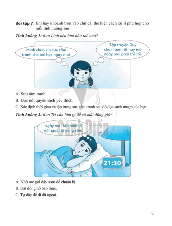 Vở Bài Tập Đạo Đức lớp 2 - Canh dieu