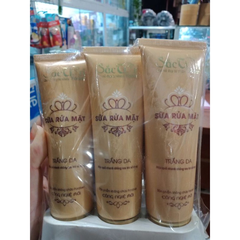 Sữa rửa mặt Sắc Tiên trắng da (00183)