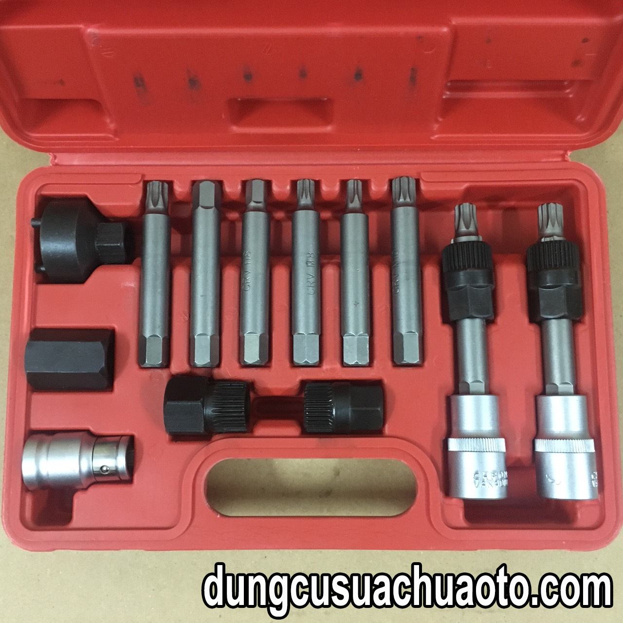 Bộ tháo puly máy phát 13 chi tiết VT-1305