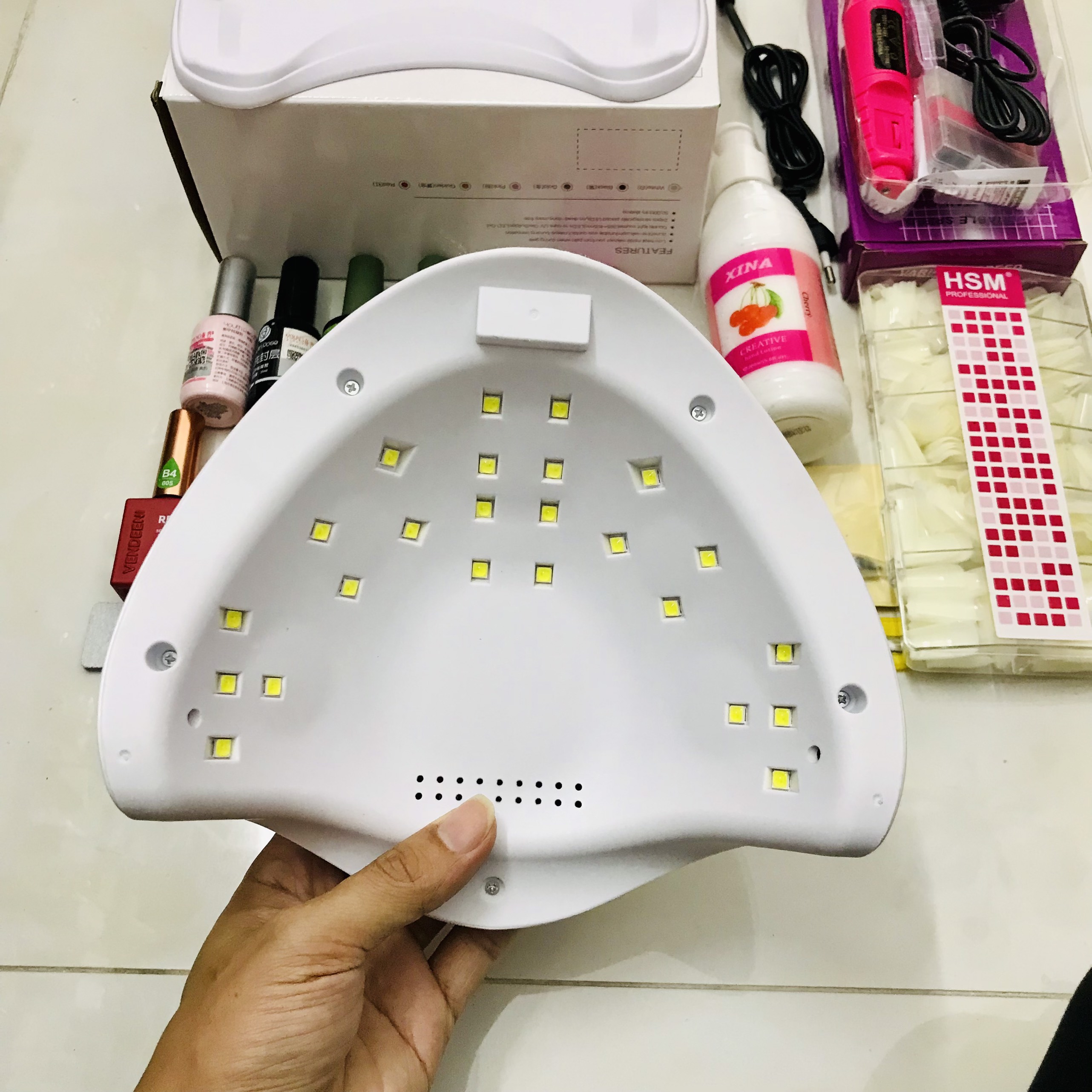 Combo đồ làm nail cơ bản 799k (Combo làm sơn gel cho người mới)