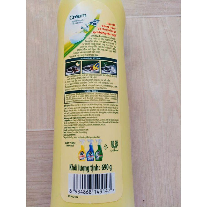 CIF - KEM TẨY ĐA NĂNG CIF 690g