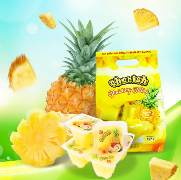 Thạch Rau Câu Cherish Pudding Thơm Túi 405G