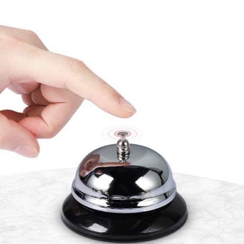 Chuông phục vụ để bàn inox/ chuông gọi đồ
