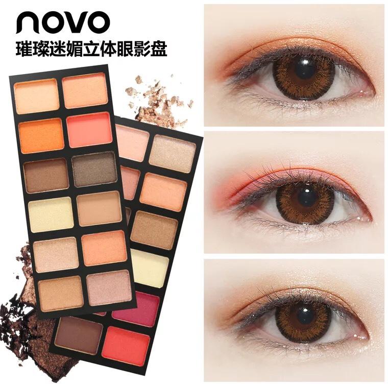 Bảng phấn mắt 12 màu NoVo 5140