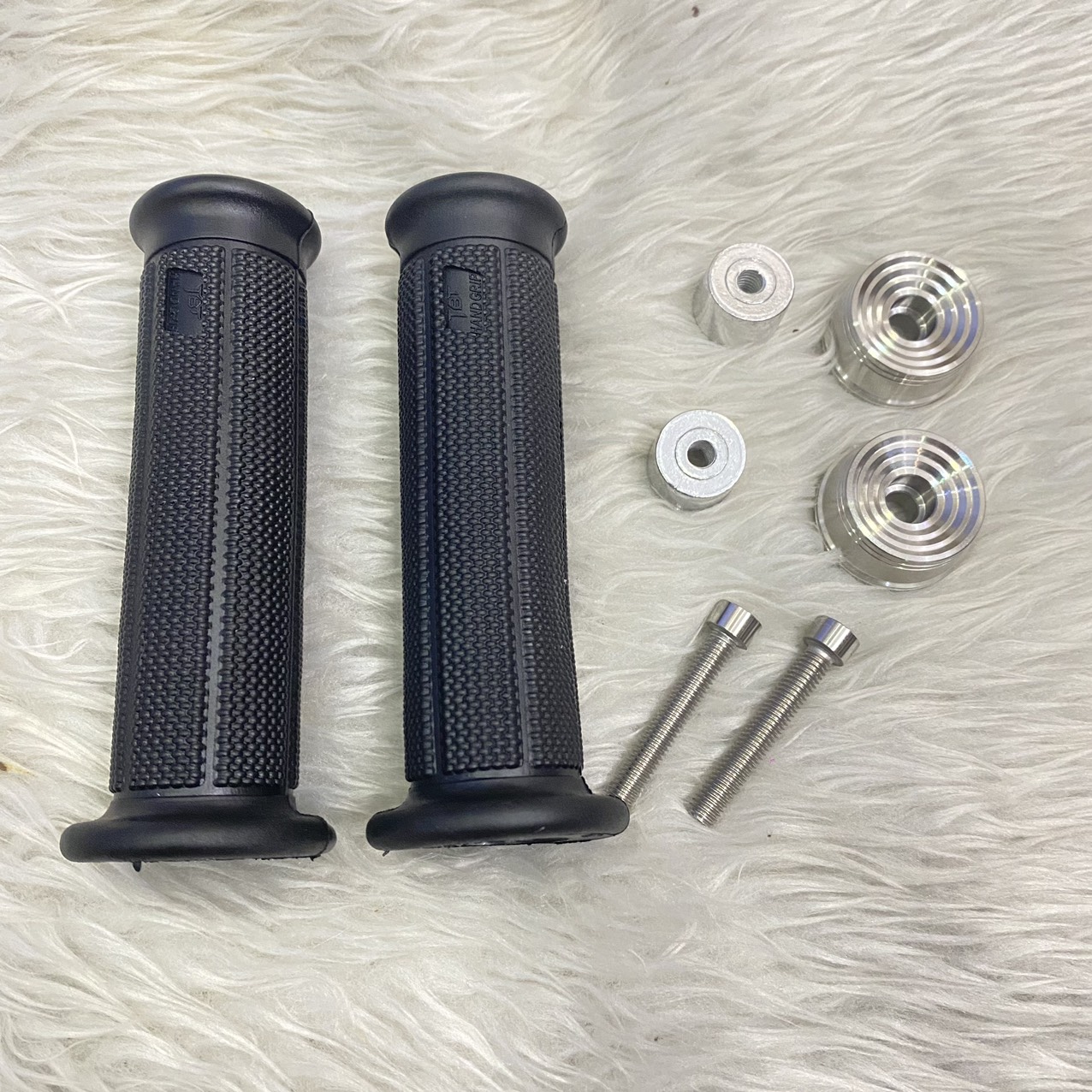 Bao tay daytona kèm gù salaya inox đặc nguyên khối cực đẹp