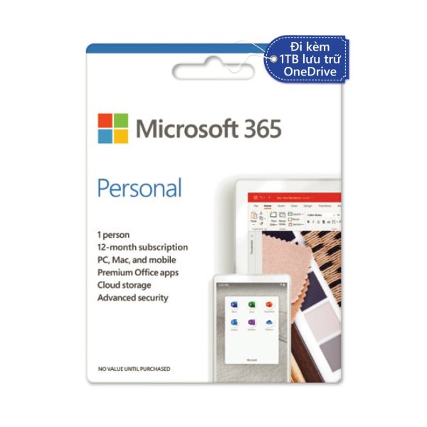 Bảng giá Phần mềm văn phòng Mirosoft Office 365 Personal - Hàng chính hãng nguyên hộp nguyên seal Phong Vũ