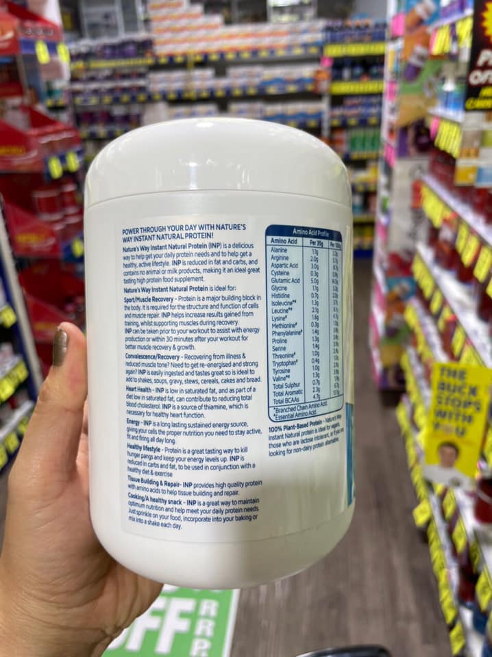 Bột Protein Nature’s Way Protein Vanilla – 375g