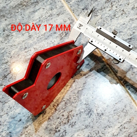 Bộ 2 Ê Ke Góc Nam Châm Lực Hít 22 kg Size Trung