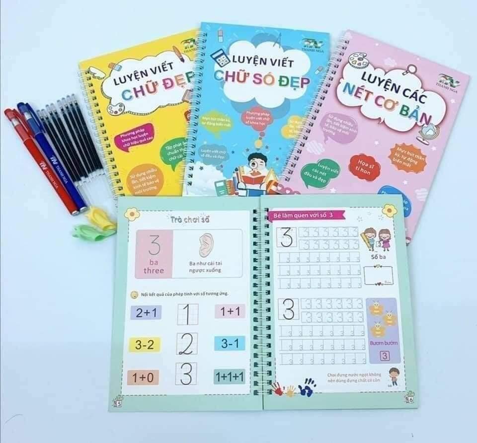 3 Quyển Vở Luyện Viết Thần Kỳ