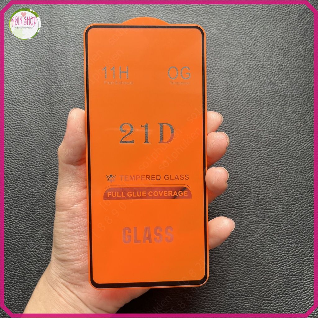 Kính cường lực Oppo Reno 5 4G / 5G full màn hình full keo không chấm liti