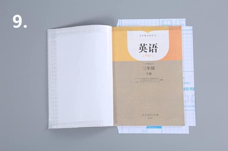combo 10 tờ bọc vở decal size 43*30cm