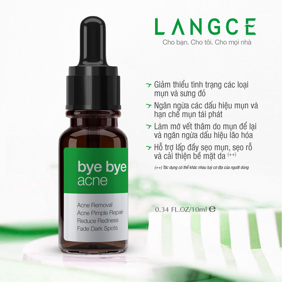 TẠM BIỆT MỤN BYE BYE BLEMISH for Acne LANGCE