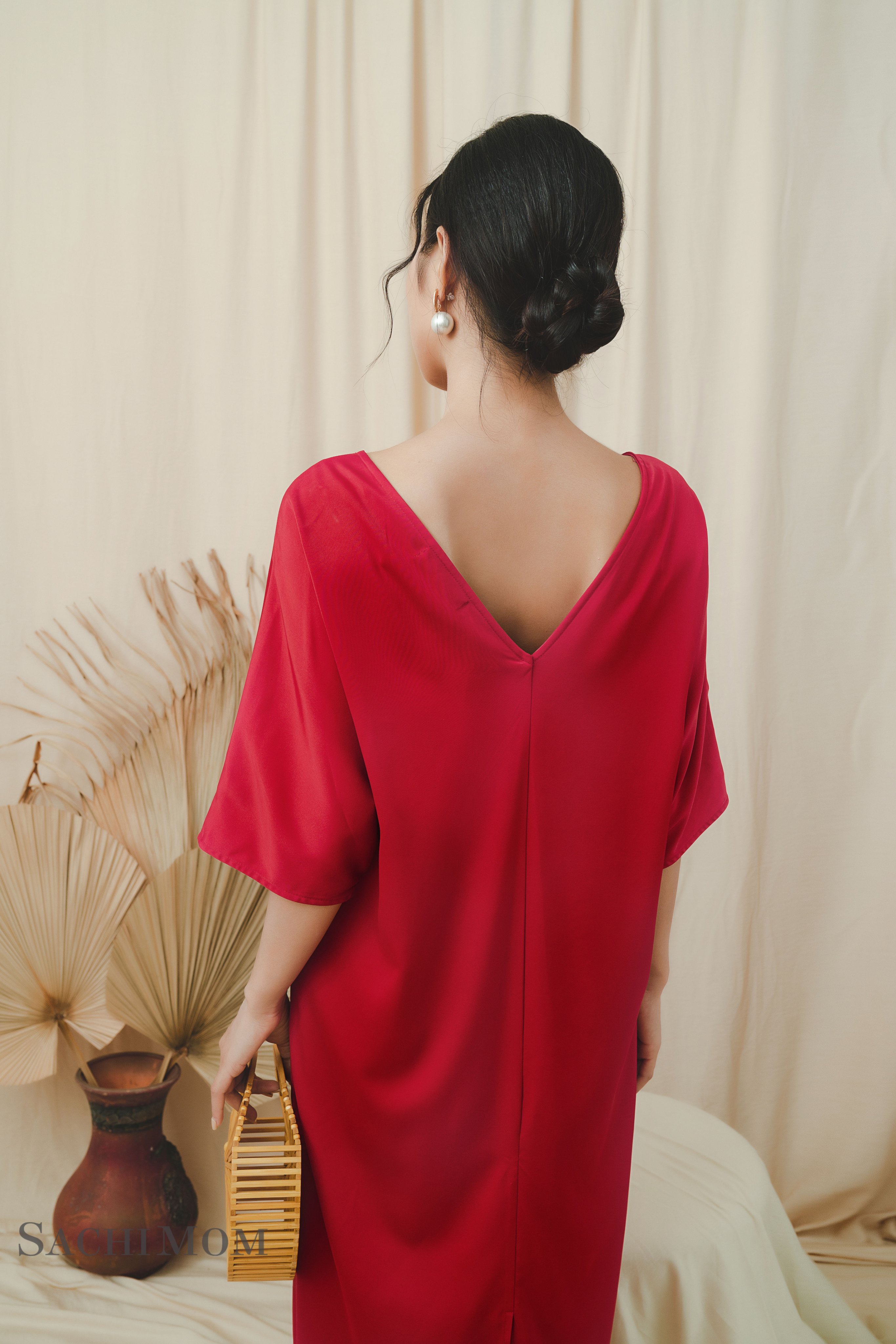 Đầm Bầu SACHIMOM - Váy Bầu Lụa ALINA DRESS