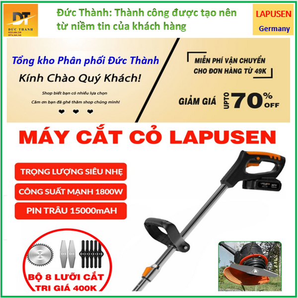 Máy cắt cỏ pin Lapusen 118V