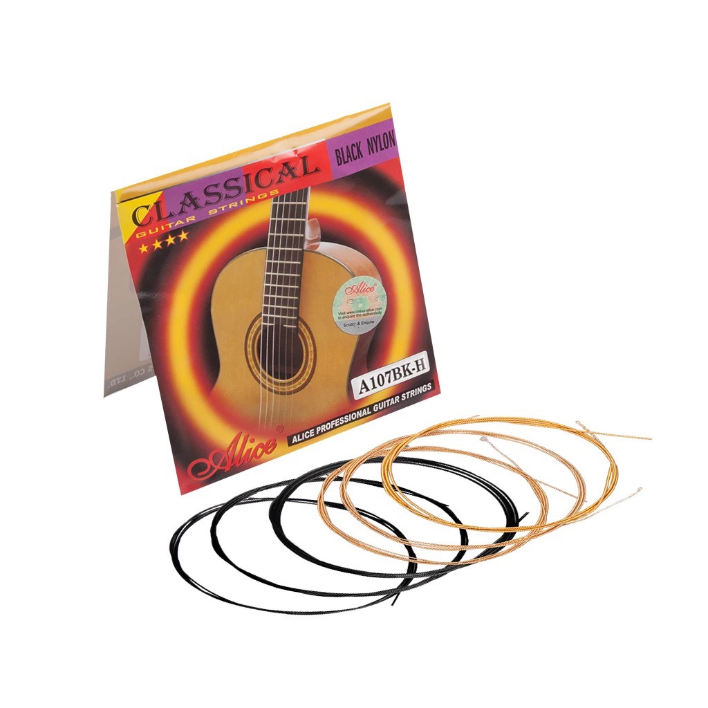 Dây Đàn Guitar Classic Alice A107BK Chính Hãng