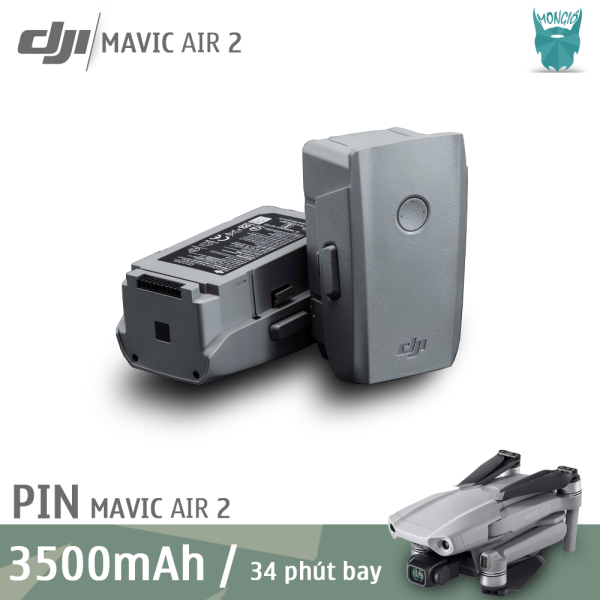 Pin Mavic AIR 2 - Pin thông minh dung lượng 3500mAh / Thời gian bay 34 phút