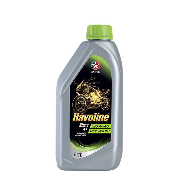 Nhớt xe số caltex havoline ezy 4t 20w40 1 lit